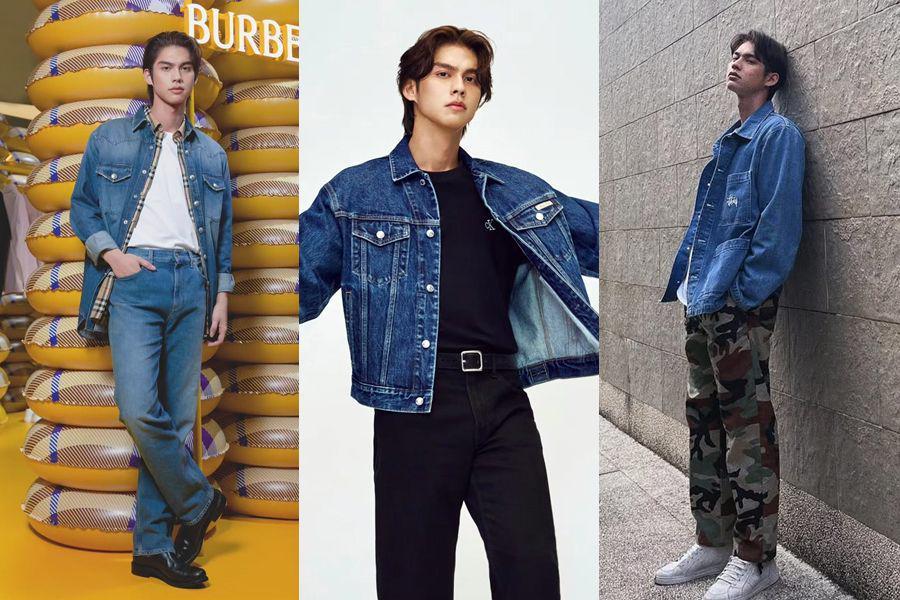 12 Gaya Keren Bright Vachirawit dengan OOTD Denim, Stylish Abis!