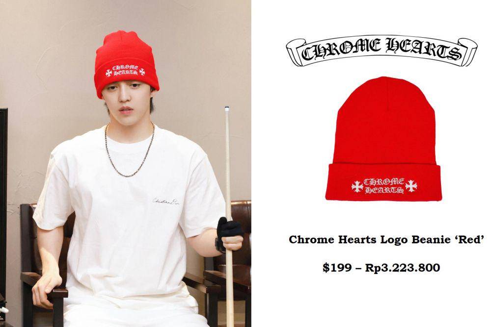 harga koleksi beanie hat S.Coups SEVENTEEN (weverse.io/seventeen | chromehearts.sg)