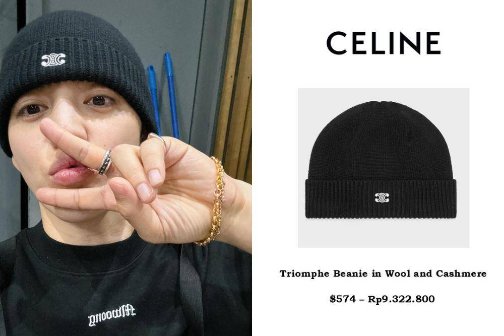 harga koleksi beanie hat S.Coups SEVENTEEN (weverse.io/seventeen | celine.com)