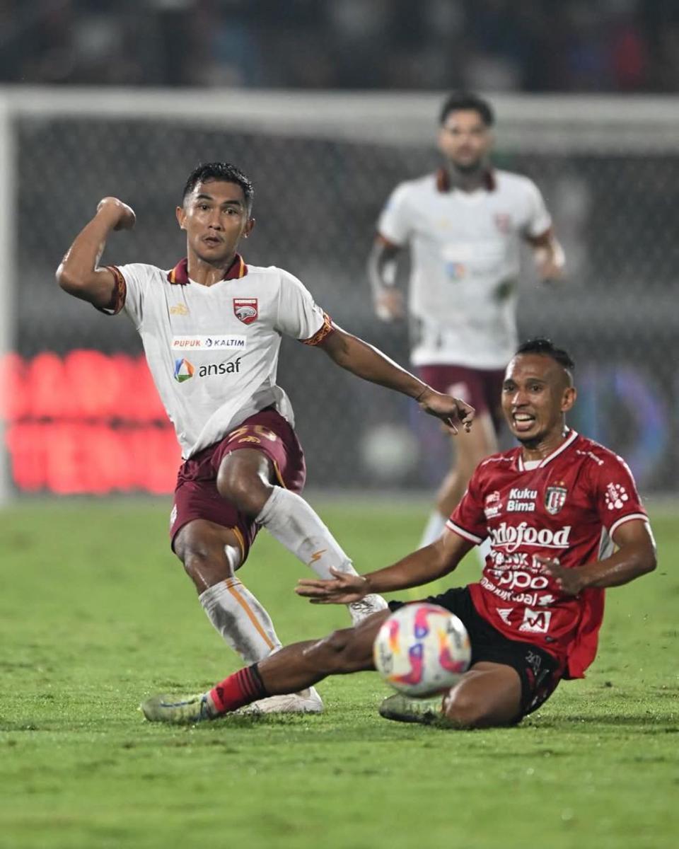 10 Pemain Borneo FC Takluk di Kandang Bali United