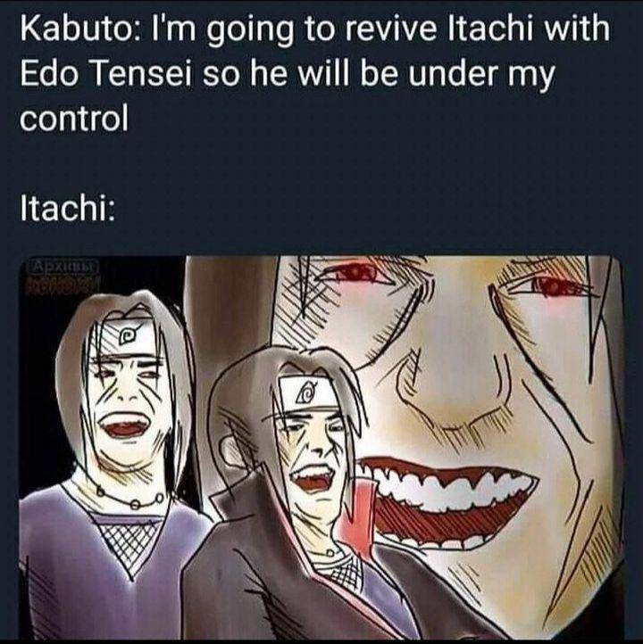 potret meme Edo Tensei (reddit.com/user/ecstasy_artist)