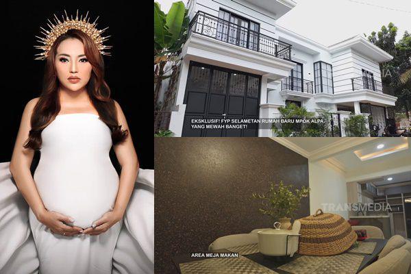 7 Potret Rumah Baru Mpok Alpa, Bergaya American Classic