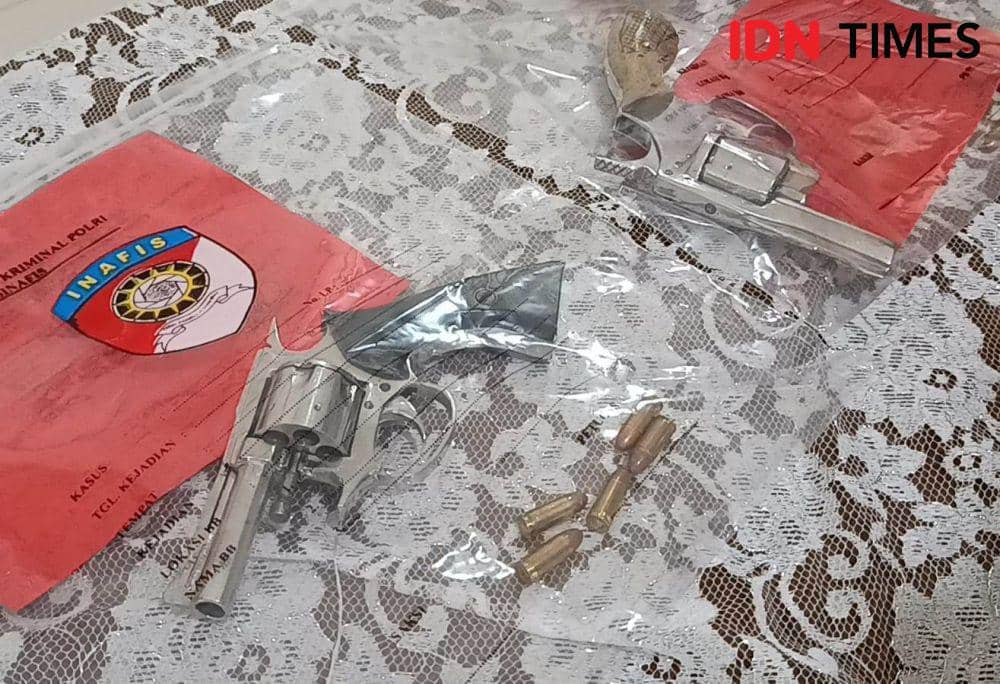 Ungkap kasus penangkapan 5 pelaku Curanmor asal Lampung Tengah oleh Satreskrim Polresta Bandar Lampung dan jajaran. (IDN Times/Tama Yudha Wiguna).