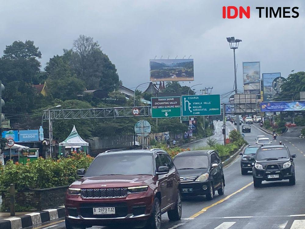 Libur Paskah, Jalur Puncak Arah Jakarta Satu Arah Siang Ini