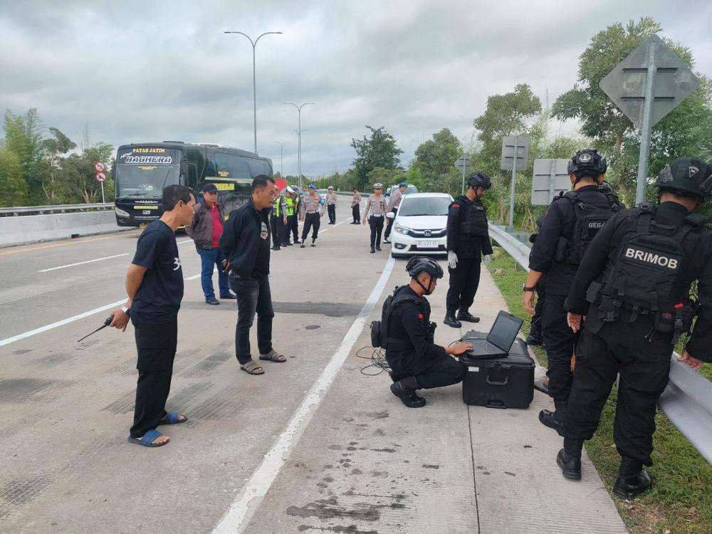 Temuan Benda Mencurigakan di Exit Tol Madiun Bukan Bom