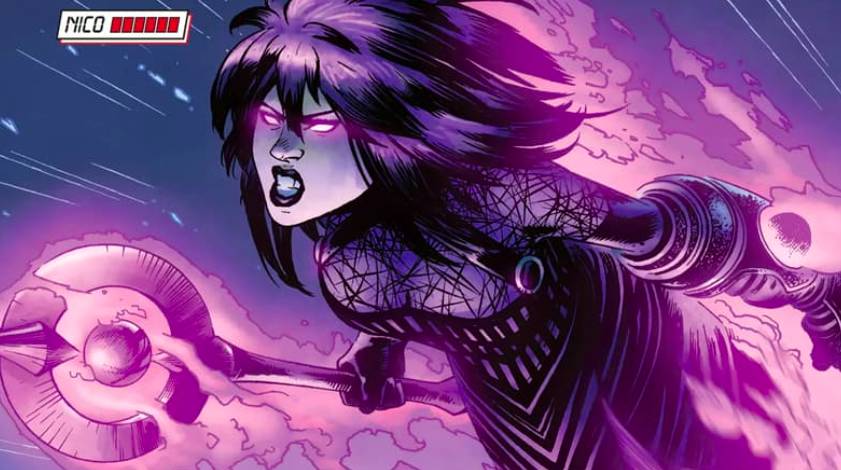 Nico Minoru dan tongkat sihirnya, Staff of One (dok. Marvel)