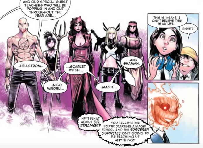 Nico Minoru diundang menjadi pengajar di Strange Academy (dok. Marvel)