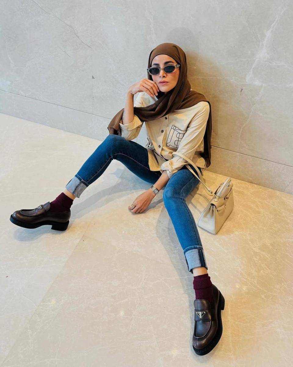 OOTD Jeans ala Olla Ramlan (instagram.com/ollaramlan)