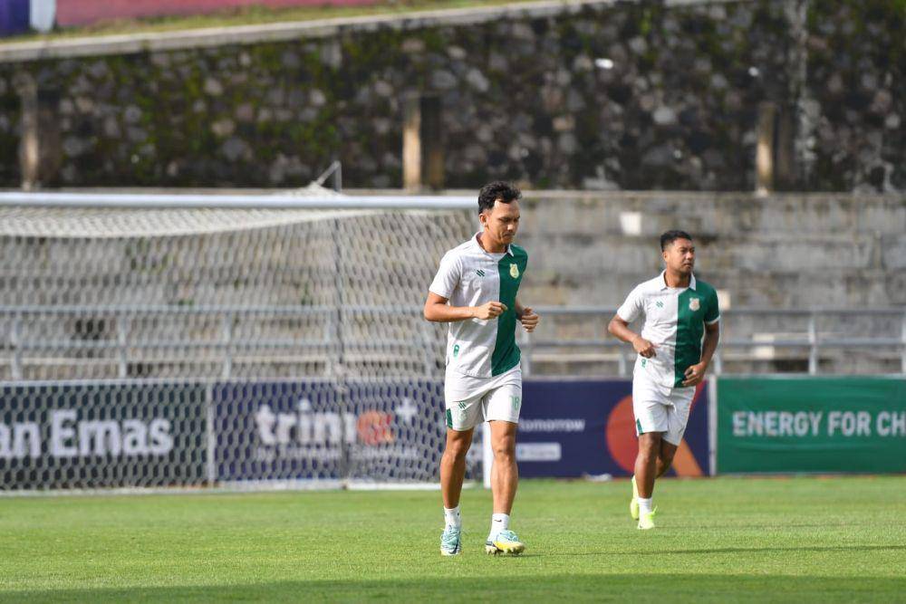 Kapten PSMS Rachmad Hidayat jelang hadapi Nusantara United babak playoff degradasi Liga 2 musim ini di Stadion Kebo Giro, Boyolali, Jawa Tengah (dok.PSMS)