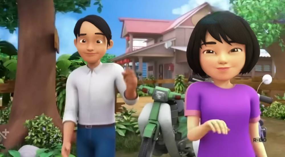 Abang Iz dan Cikgu Melati (youtube.com/Les' Copaque Production)