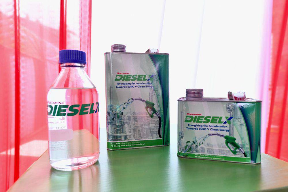Pertamina resmi meluncurkan bahan bakar BBM ramah lingkungan bernama Diesel X. (dok. Pertamina)
