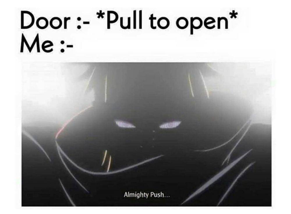 potret meme Shinra Tensei (reddit.com/user/Dash0405)