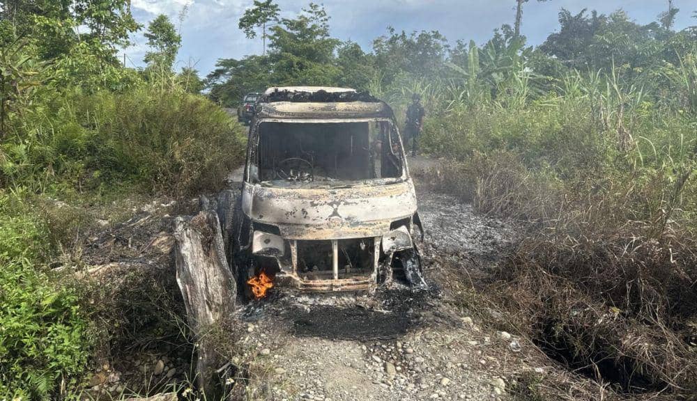 Mobil Dinas Polres Yahukimo Hangus Dibakar, OPM Mengakui Ulahnya
