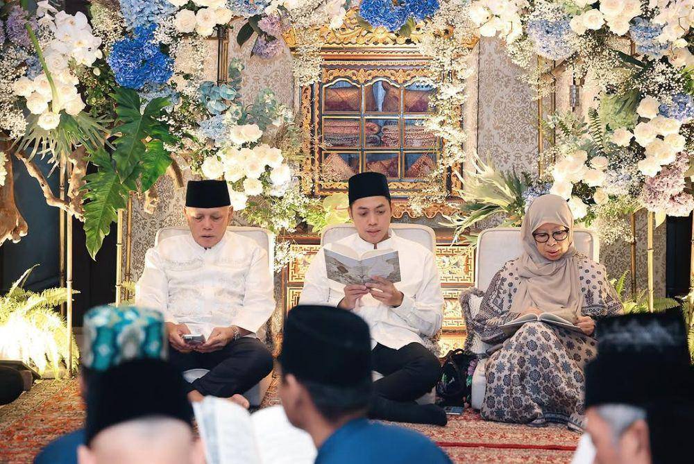 Pengajian pernikahan Rasyid Rajasa. (Instagram.com/ebyfamily)