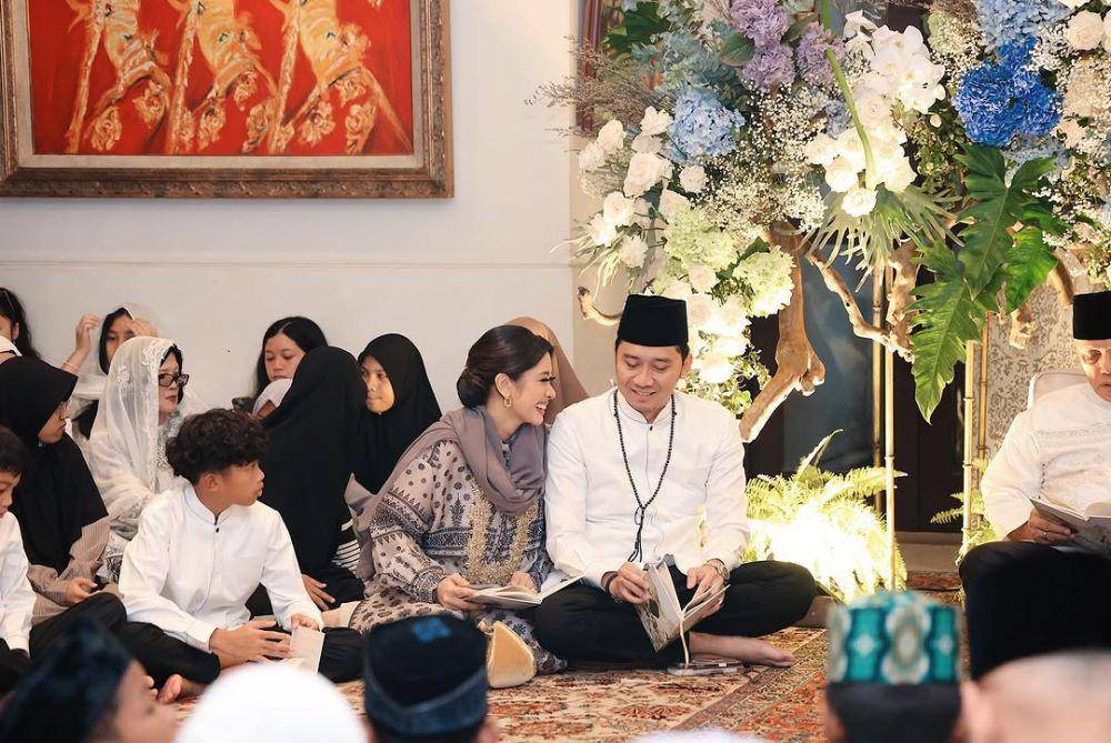 Pengajian pernikahan Rasyid Rajasa. (Instagram.com/ebyfamily)