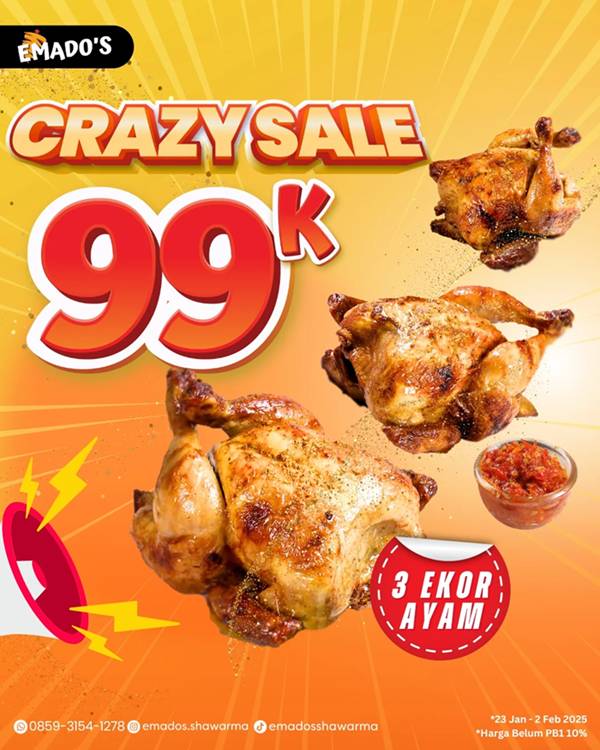 Promo Emados Shawarma Februari 2025 (instagram.com/emados.shawarma)