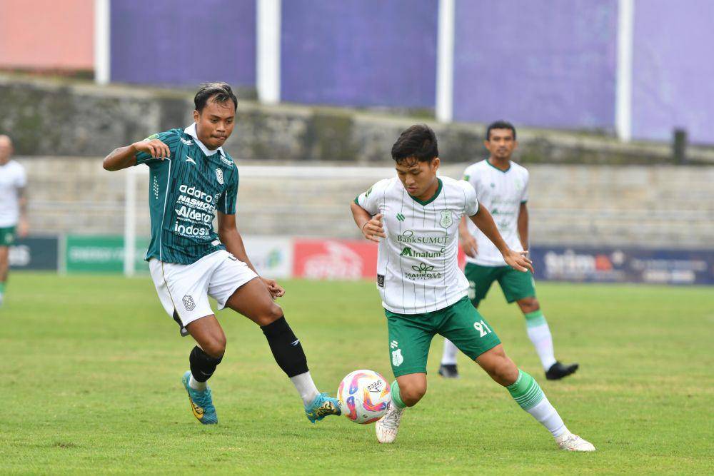 Duel PSMS kontra Nusantara United di Stadion Kebo Giro, Boyolali, Jawa Tengah (dok.PSMS)