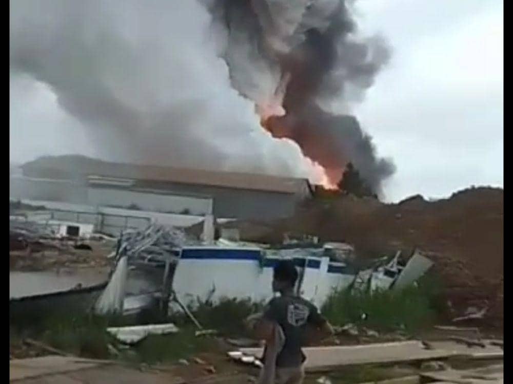 Gudang Mainan di Pantai Indah Dadap Terbakar, Terdengar Ledakan