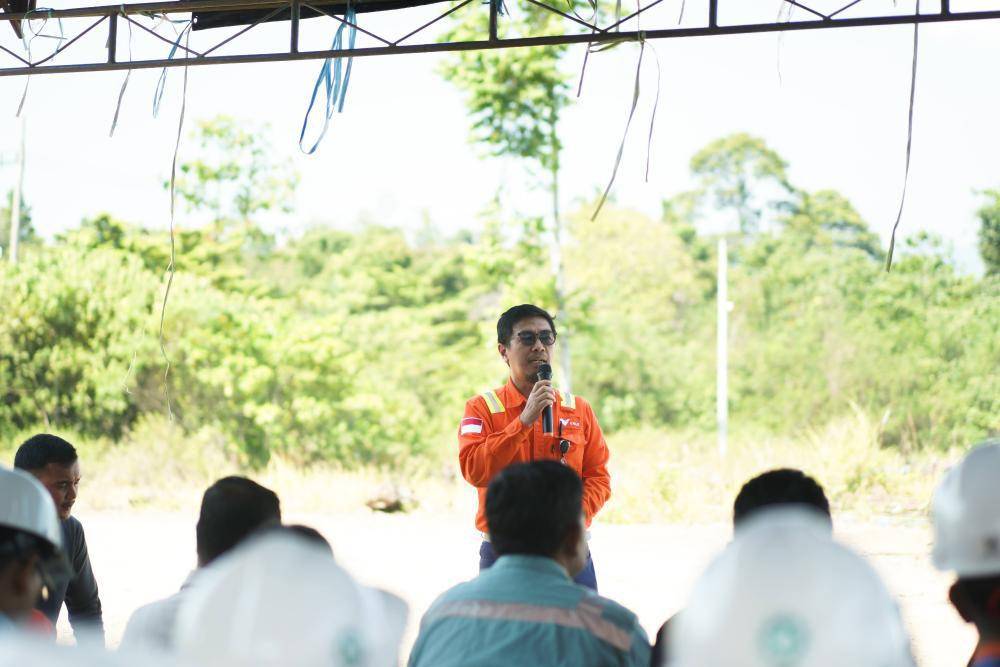 PT Vale dalam Proyek Instalasi Air Bersih (dok. PT Vale)