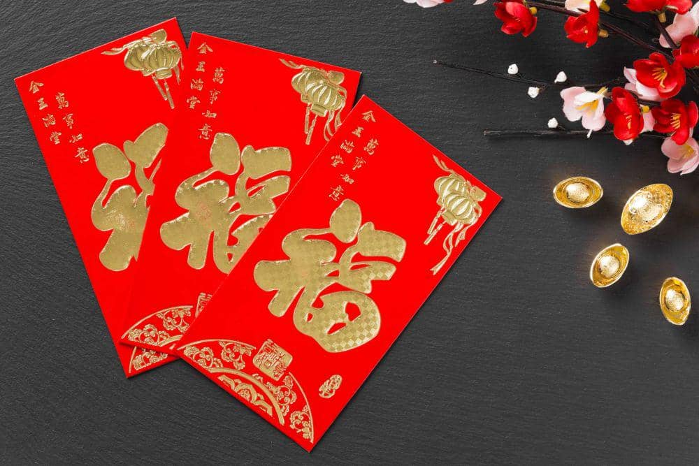 Ilustrasi angpao imlek (freepik.com/freepik)