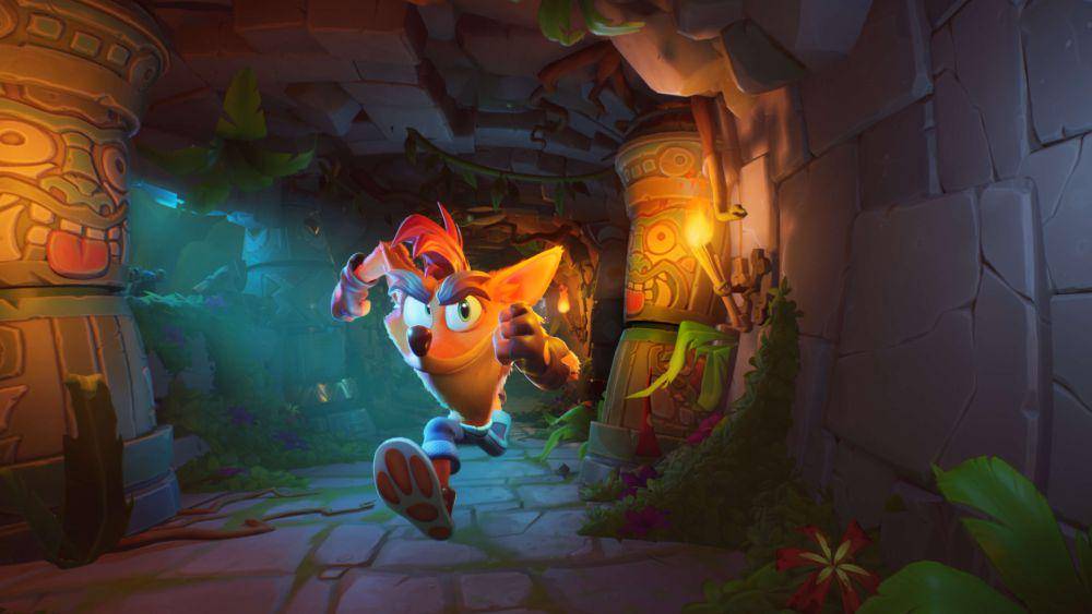 Crash dalam game It's About Time (crashbandicoot.com)