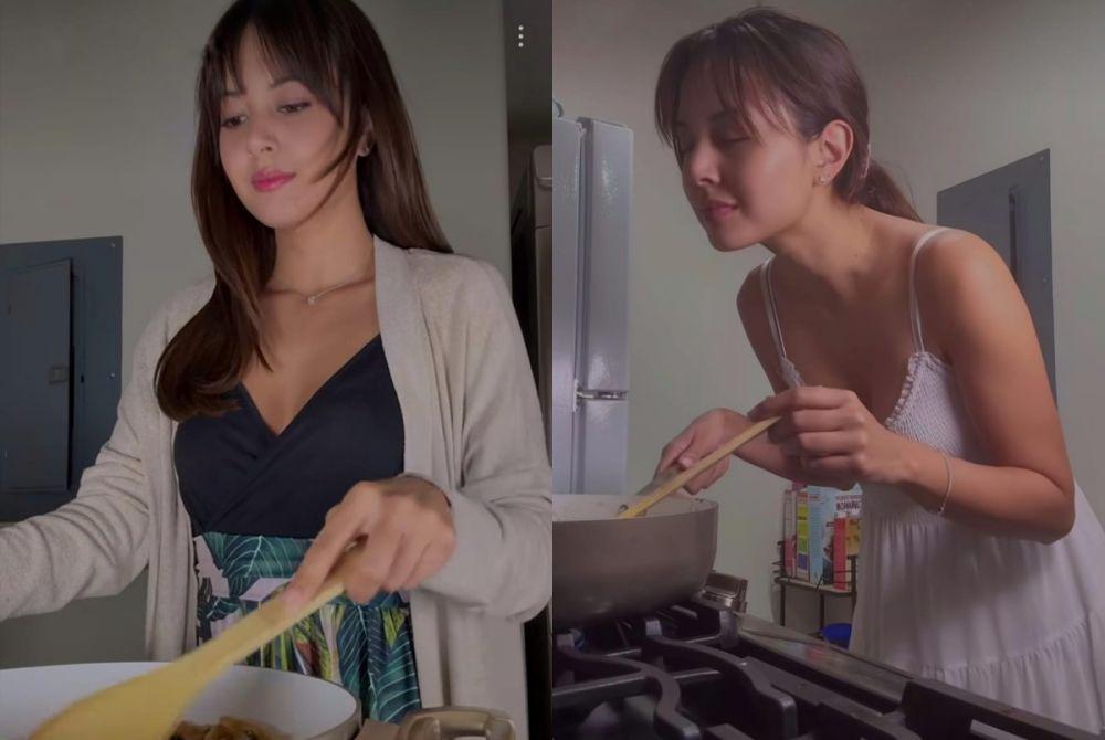 7 Potret Aurelie Moeremans Masak, Bagikan Kehidupan sebagai Istri!