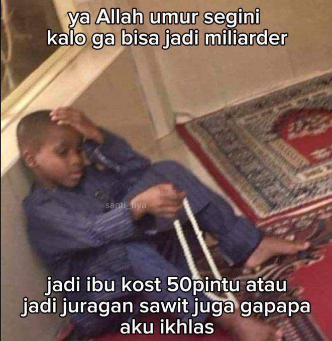 Meme hal yang bikin gelisah (x.com/Santi_nya)