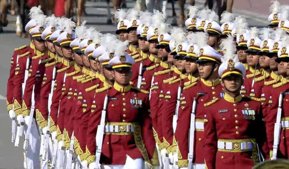 Kontingen Patriot Indonesia sukses memukau warga India ketika Prabowo melakukan kunjungan kenegaraan ke India. (Dokumentasi Puspen TNI)