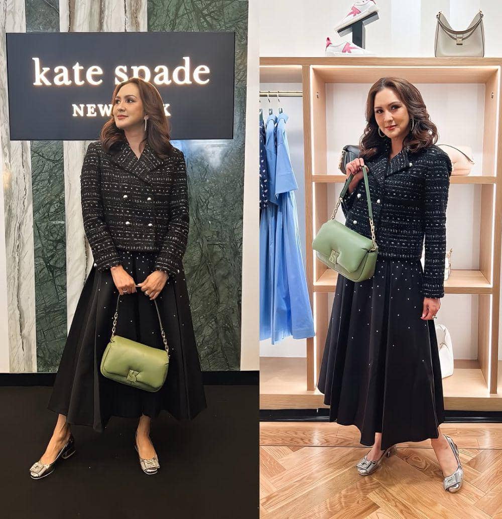 potret ide OOTD yang elegan ala Donna Agnesia