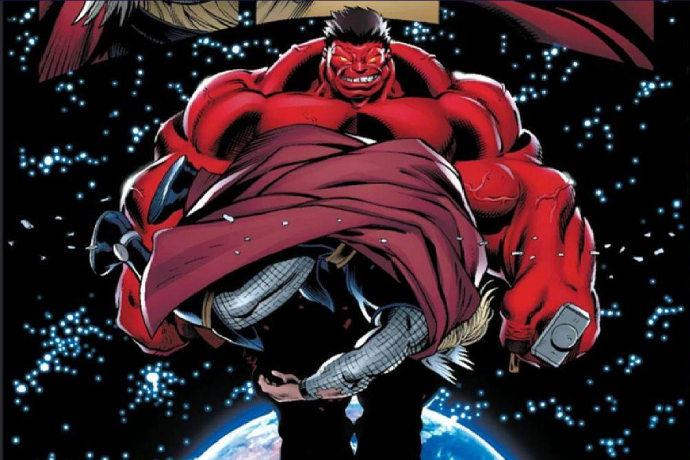 5 Karakter yang Dikalahkan Red Hulk dalam Komik Marvel, Ada Thor!