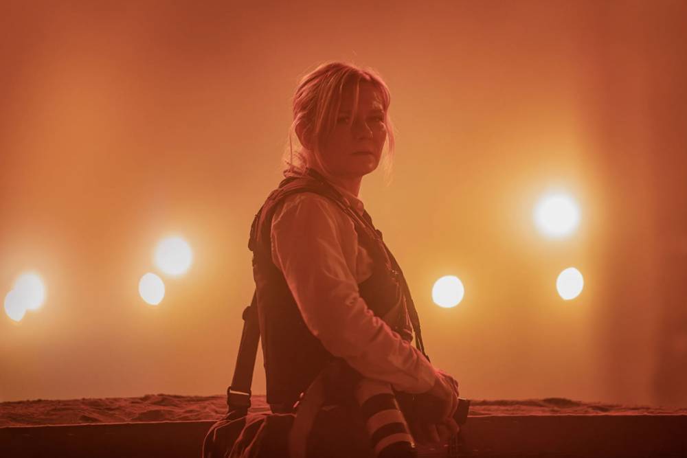 Kirsten Dunst dalam Civil War (dok. A24/Civil War)