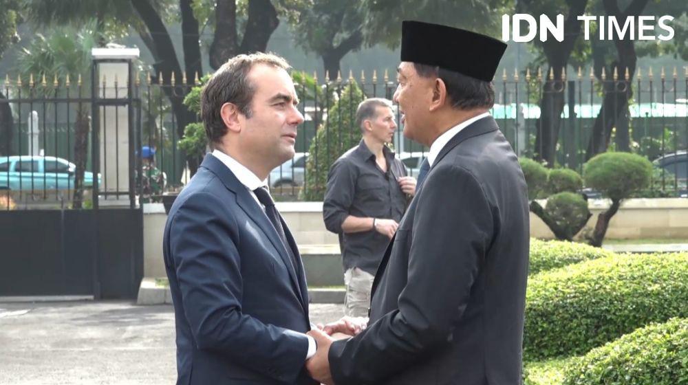Menhan Sjafrie Terima Menhan Prancis, Bahas Rafale dan Kapal Selam