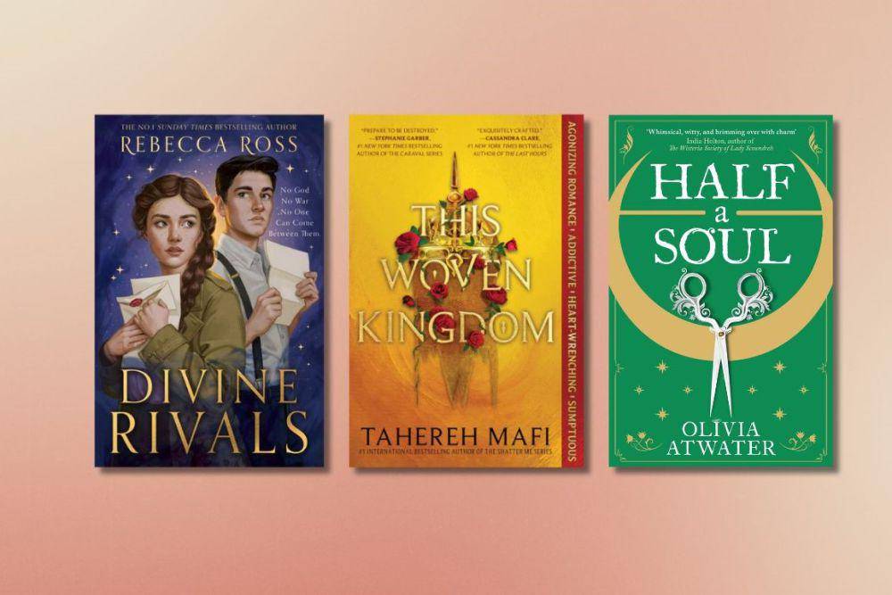 novel romantasy Divine Rivals, This Woven Kingdom, dan Half a Soul (harpercollins.com.au)