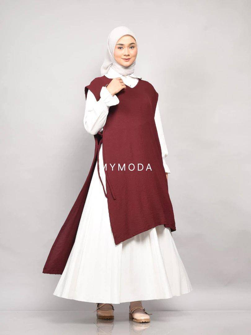 Mymoda 461 Long Outer Vest Sleveless (Shopee.co.id/Mymoda Official Shop)
