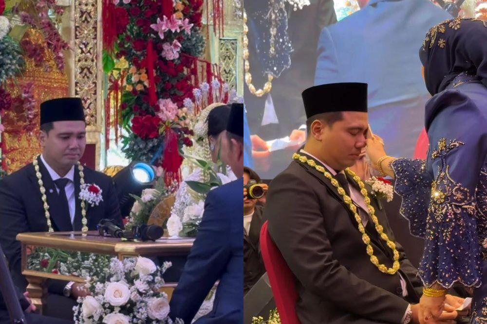 7 Potret Akad Nikah Frans Faisal dan Indah Tri Pertiwi, Penuh Haru