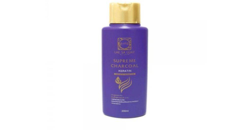 Lae Sa Luay Supreme Charcoal Keratin Smooth Shampoo (perfectbeauty.id)