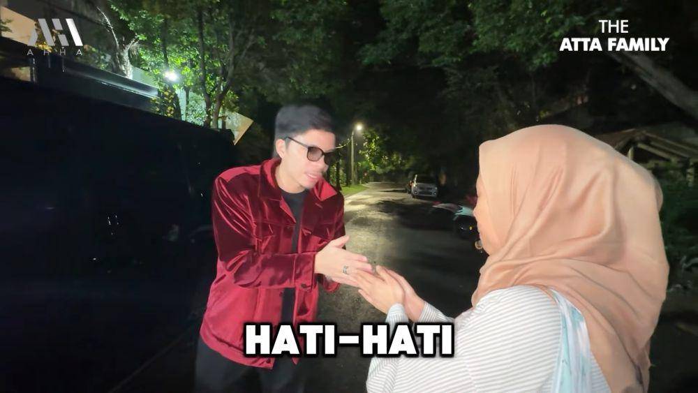 potret Sus Iroh pamit mudik pulang kampung (youtube.com/attahalilintar)