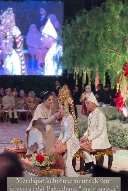 Aliya Rajasa dan Annisa Pohan di pernikahan Rasyid Rajasa (Instagram.com/annisayudhoyono)