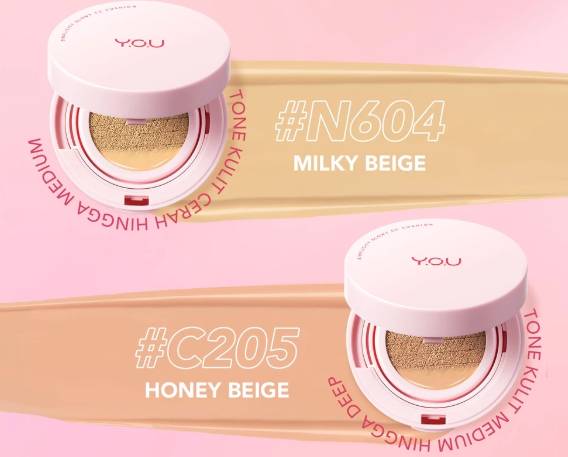 YOU Simplicity Glowy CC Cushion (shopee.co.id/YOU Makeups Jakarta)