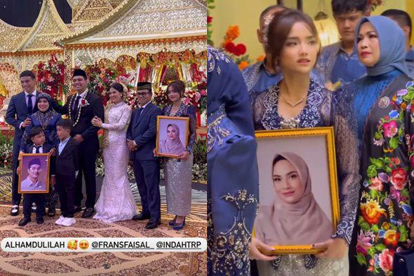 Potret Keluarga di Pernikahan Frans Faisal, Bawa Foto Vanessa dan Bibi