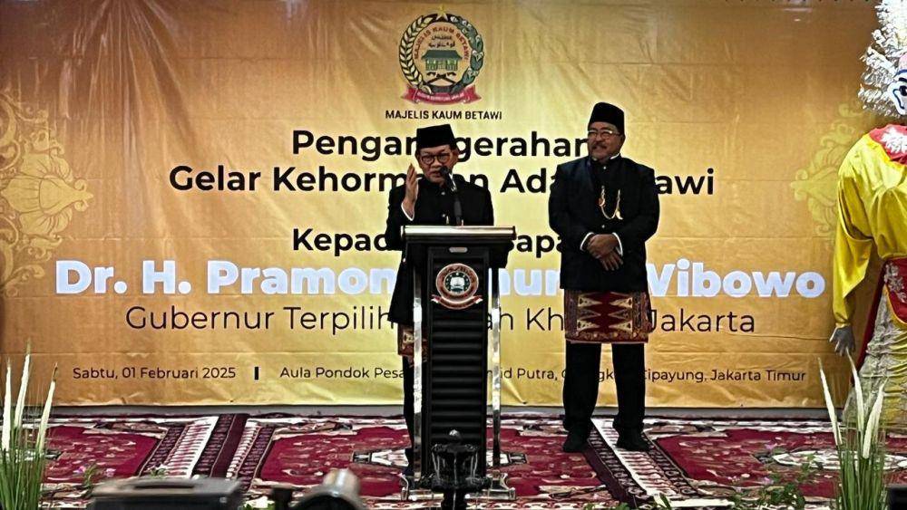 Pramono Anung dan Rano Karno (IDN Times/Aryodamar)