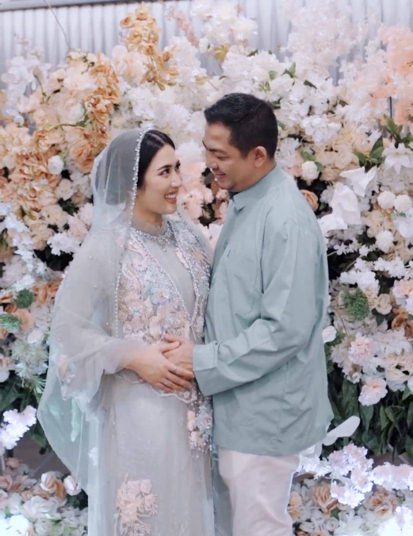 potret pengajian empat bulan kehamilan Indi Arisa, istri Ade Govinda (Instagram.com/ade_govinda)