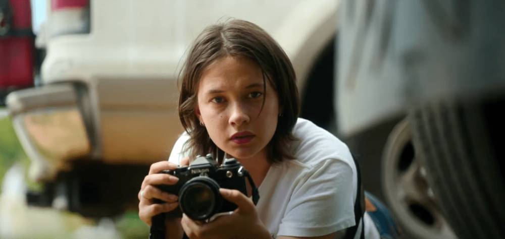 Cailee Spaeny dalam Civil War (dok. A24/Civil War)