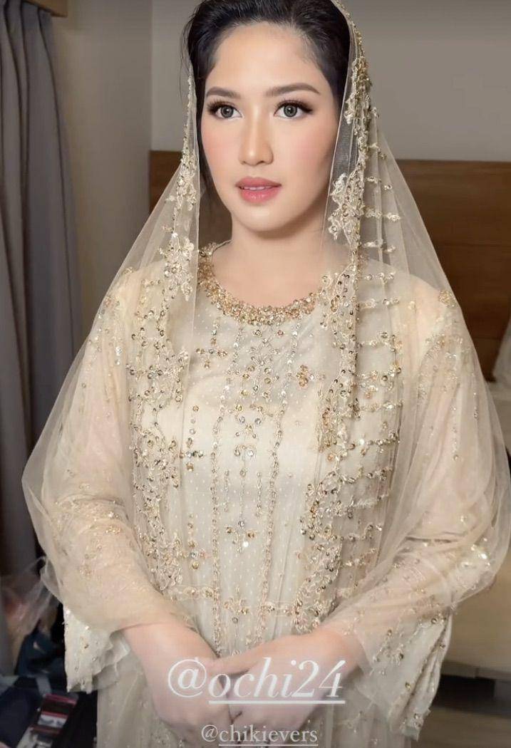 Pengajian dan siraman Ochi Rosdiana (instagram.com/stories/fidelhertamakeup)