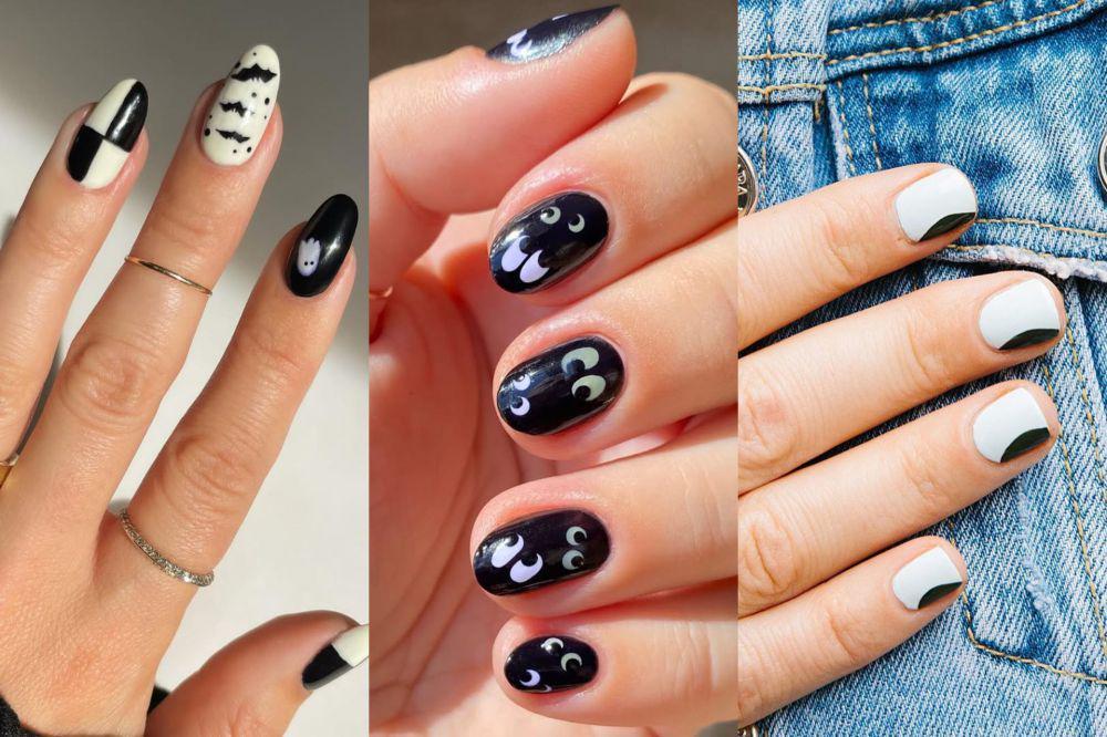 15 Inspirasi Model Nail Art Bernuansa Hitam-Putih, Simpel dan Cute!