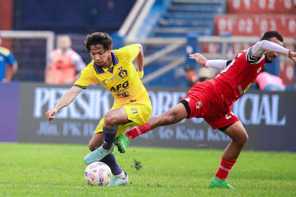 Pemain Persik Kediri saat melawan Barito Putera. IDN Times/ istimewa
