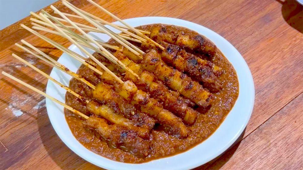 Resep Sate Kanji Saus Kacang, Nostalgia Jajan Masa Kecil