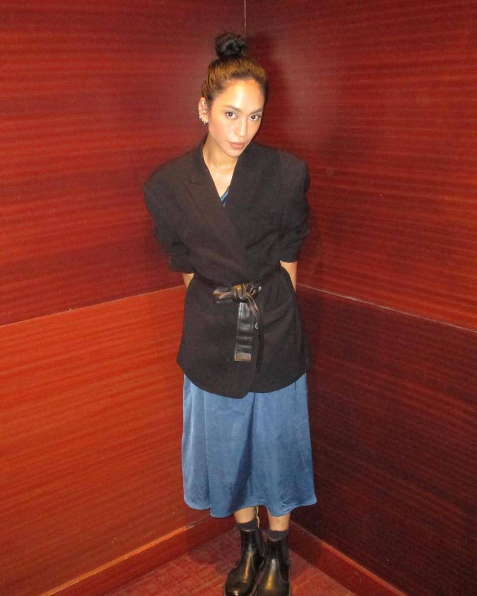 inspirasi OOTD ala pemain film Pengantin Iblis (instagram.com/taskyanamya)