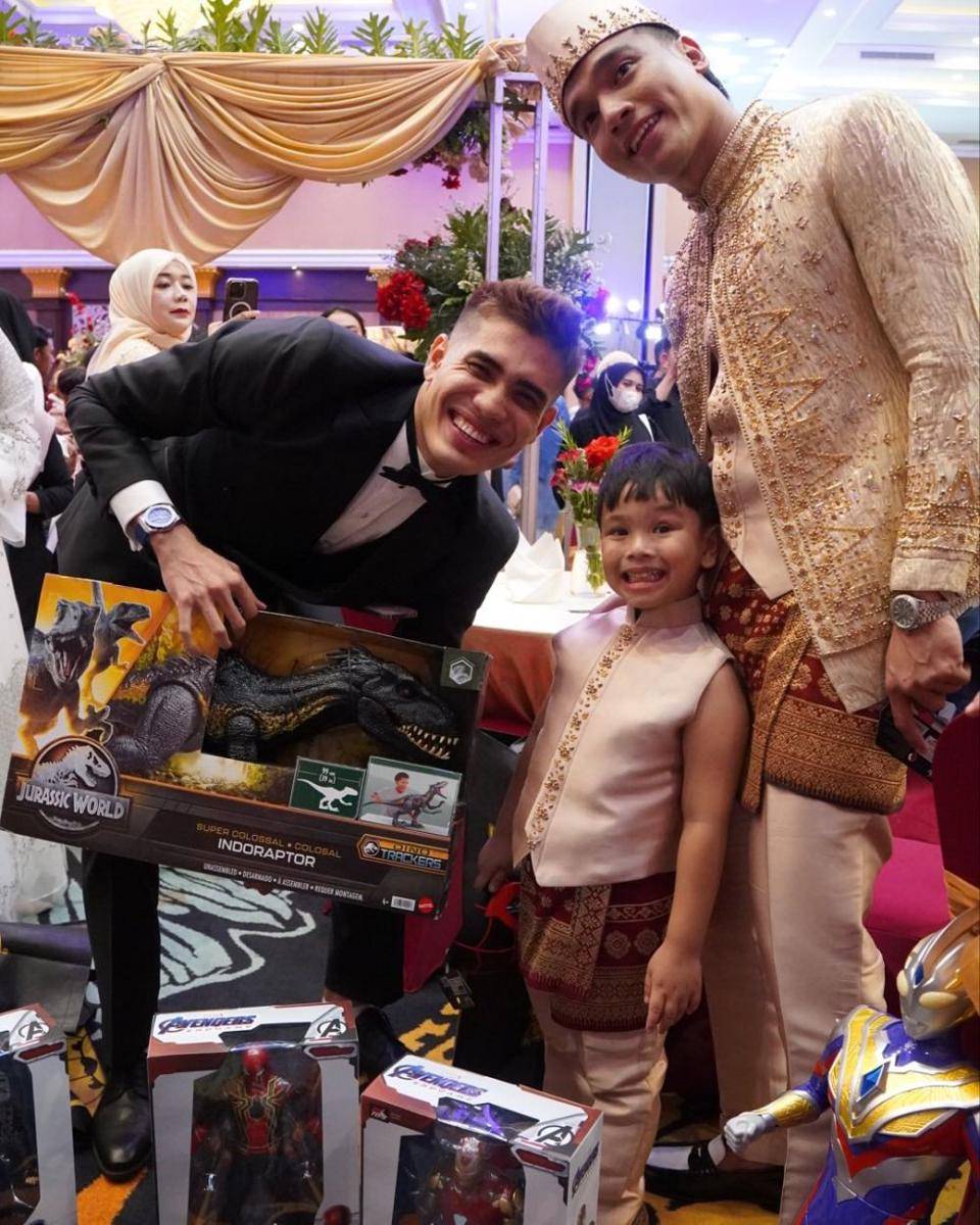Aishar Khaled di pernikahan Frans Faisal (Instagram.com/aisar_khaledd)