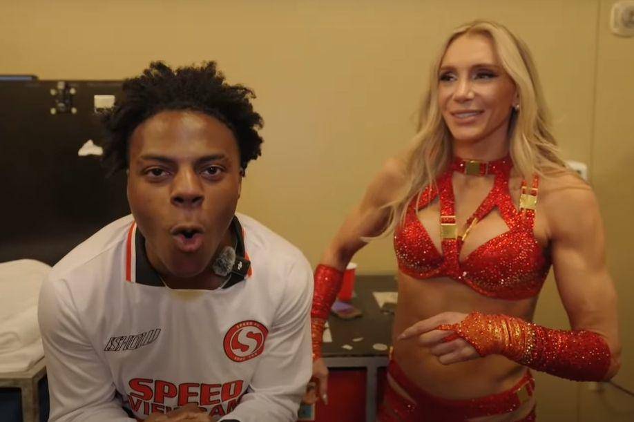 potret IShowSpeed dan Charlotte Flair (youtube.com/@IShowSpeed)